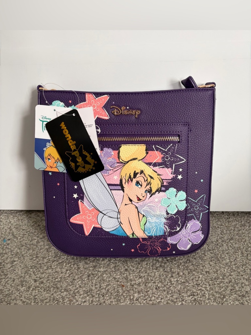 New WondaPop Designer Series - Peter Pan - Tinkerbell Shoulder Bag 9.5”